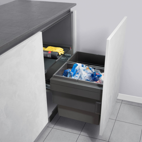 Caixote do Lixo Cargo Synchro 600 - Cargo Synchro 600 Built-in Bin - Hailo - Cucine Oggi - Portugal