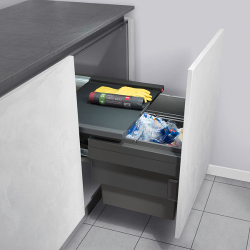 Caixote do Lixo Cargo Synchro 600 - Cargo Synchro 600 Built-in Bin - Hailo - Cucine Oggi - Portugal