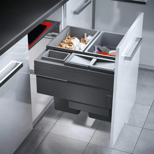 Caixote do Lixo EURO CARGO ST 600 - EURO CARGO ST 600 Built-in Bin - Hailo - Cucine Oggi - Portugal
