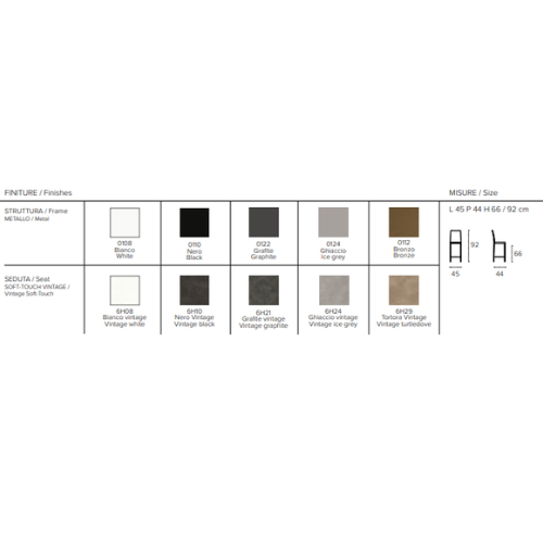 Banco Zara - Zara Stool - Target Point - Portugal - Medidas - Acabamentos - Fica Técnica