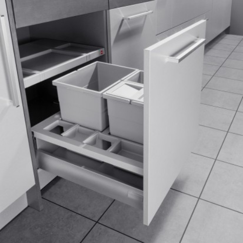 Caixote do Lixo Separato K 600 - Separato K 600 Built-in Bin - Hailo- Cucine Oggi - Portugal