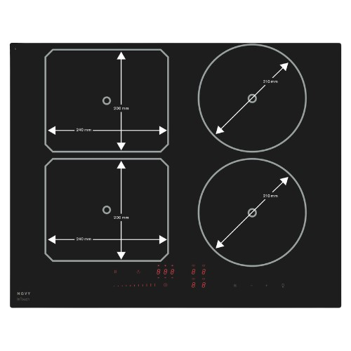 Novy Induction Power 65 - Dake - Novy - Portugal - Placa de Indução