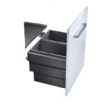 Caixote do Lixo Cargo Synchro 600 - Cargo Synchro 600 Built-in Bin - Hailo - Cucine Oggi - Portugal