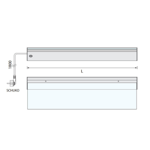 Estante Iluminada Monoteo - Cucine Oggi - Estante - LED - Portugal