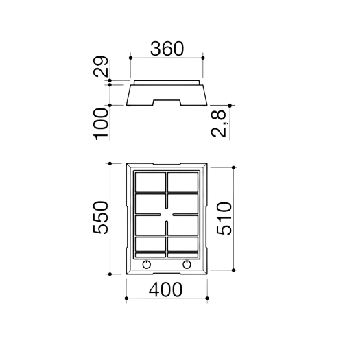 Placa De Fogão Portátil Thalas (1 Gás) - BBQ - Steel Cucine - Grelha Exterior - Placa de Fogão - Cozinha Exterior - Barazza - Portugal