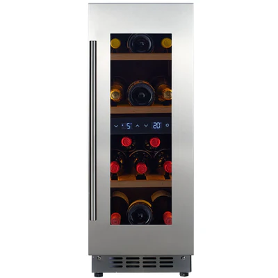 W18D-SSH Geladeira Para Vinhos -  Aço Inoxidável
