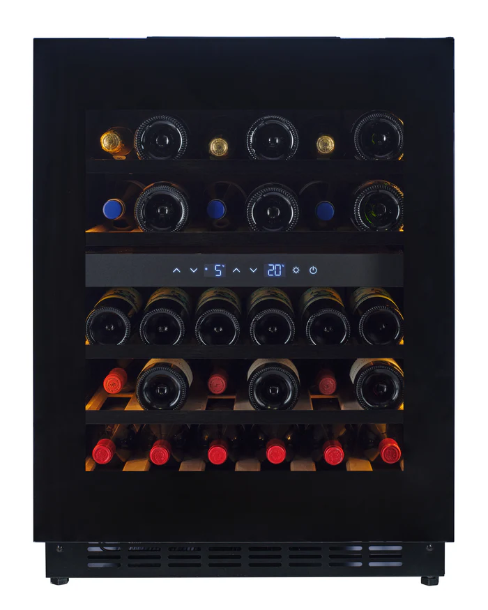 W34B-TO -Geladeira para Vinhos com Sistema de Abertura por Pressão - 36 Garrafas - Vidro Preto