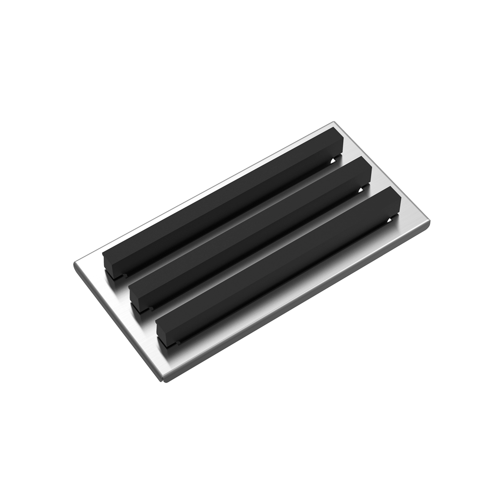 Suporte para tábua de corte em aço inoxidável com tábuas de corte Fenix.