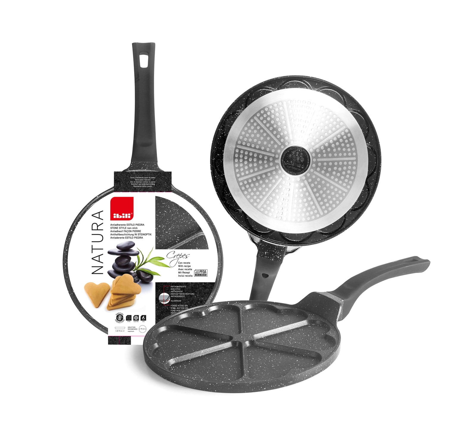 SERTA DE 6 MINI CREPES CORAçAO