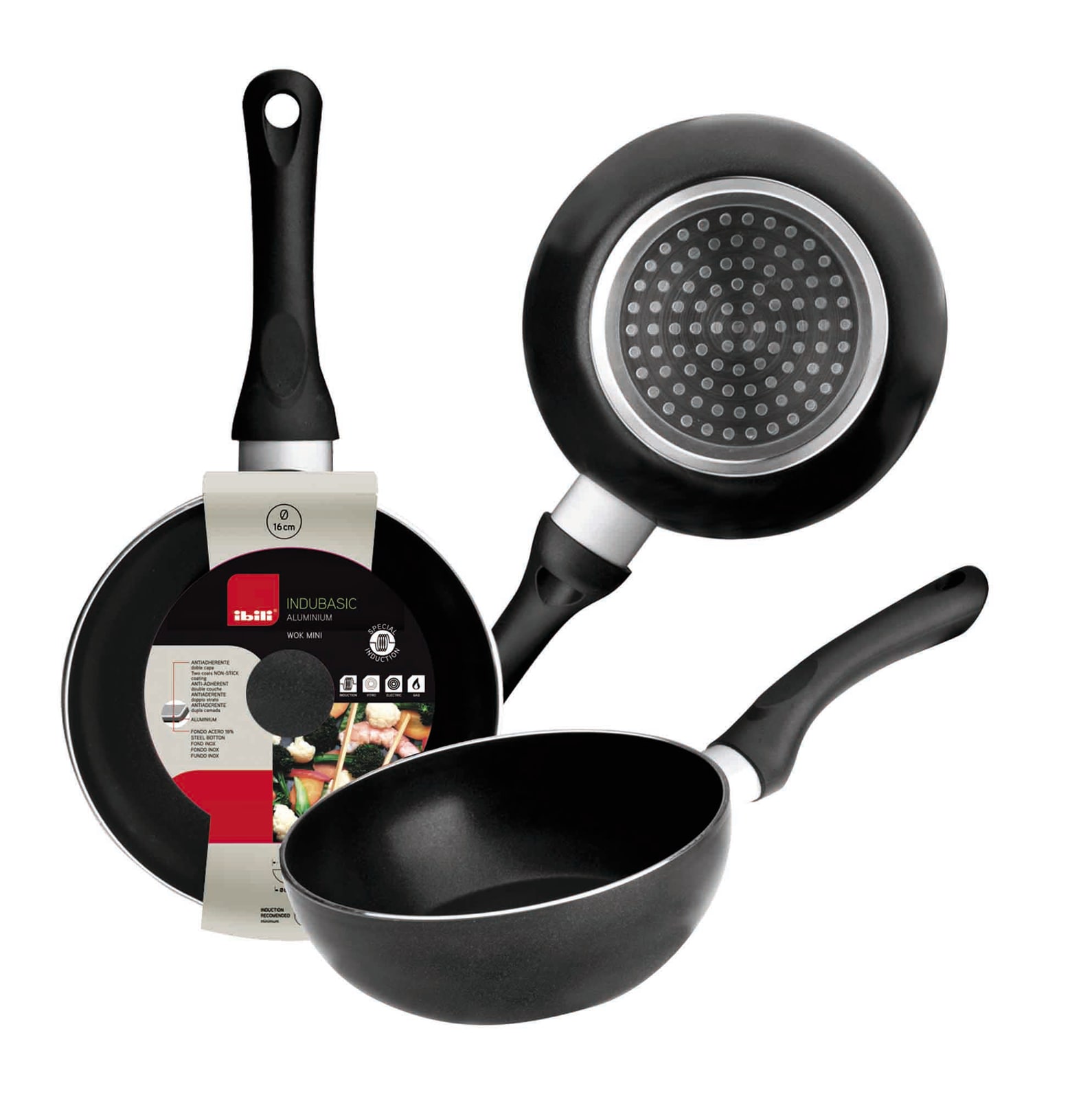 WOK MINI INDUBASIC 16 CM
